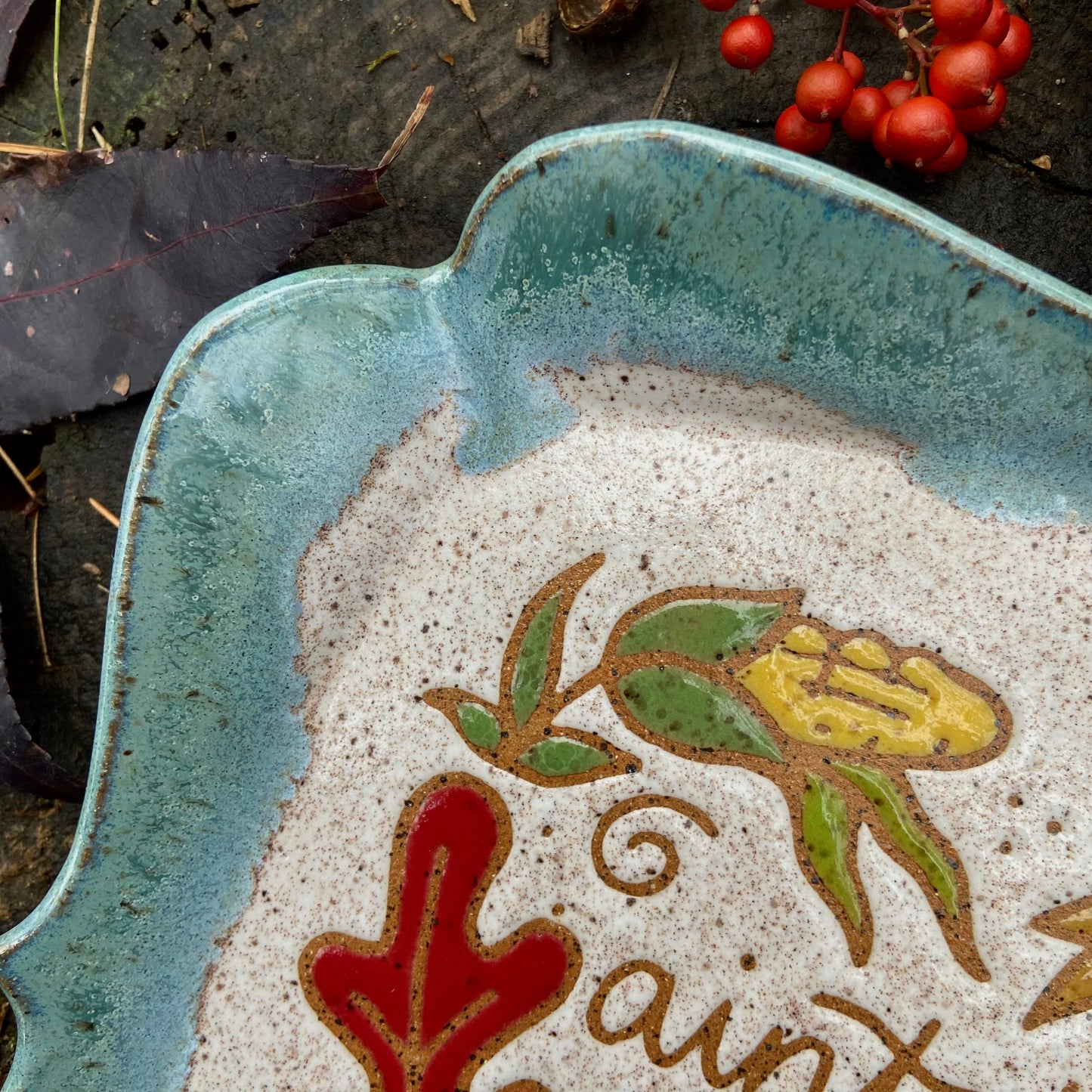 QBP x Bright Blue Tattoo Collab Trinket Dish
