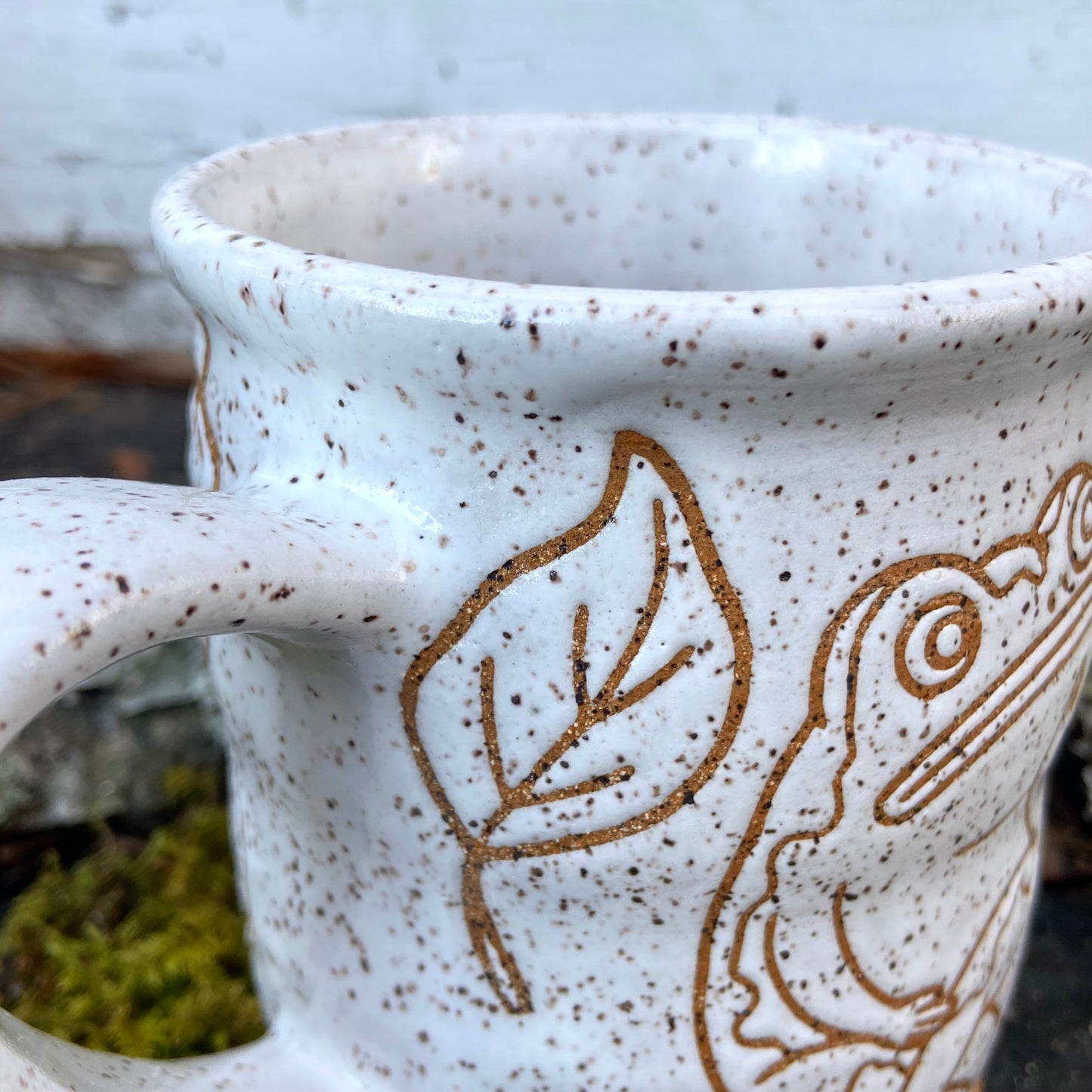 QBP x Bright Blue Tattoo Collab Mug