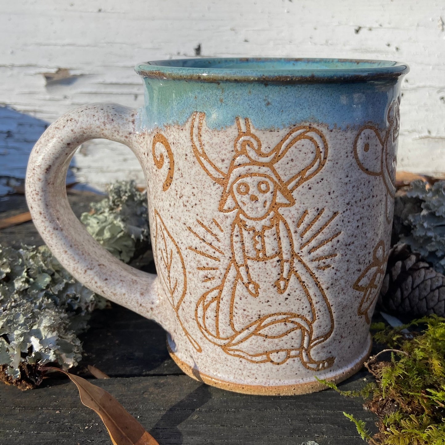 QBP x Bright Blue Tattoo Collab Mug