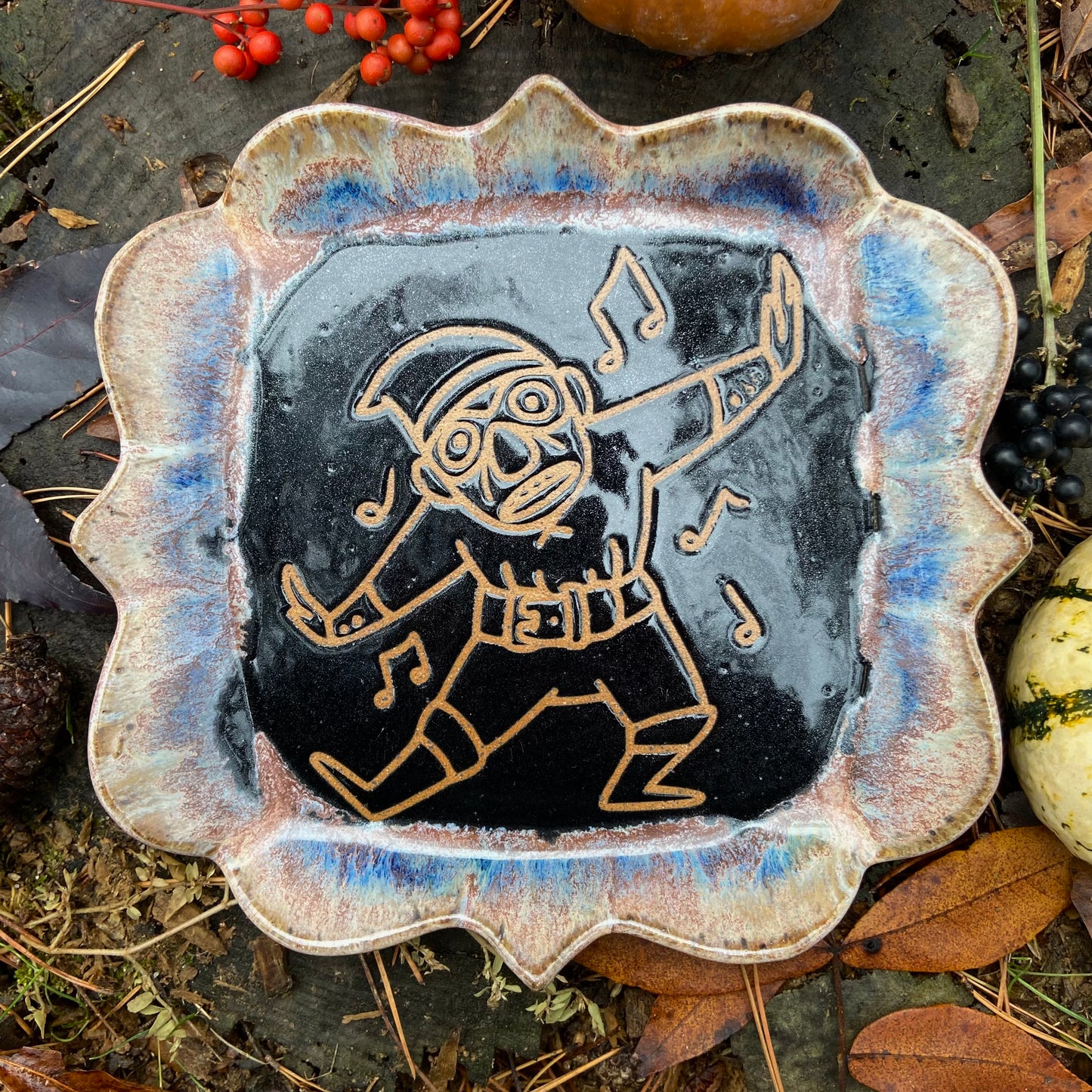 QBP x Bright Blue Tattoo Collab Trinket Dish | discounted