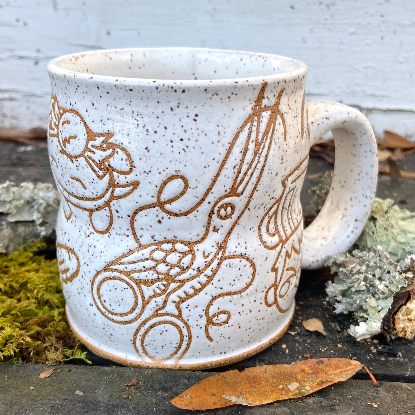 QBP x Bright Blue Tattoo Collab Mug