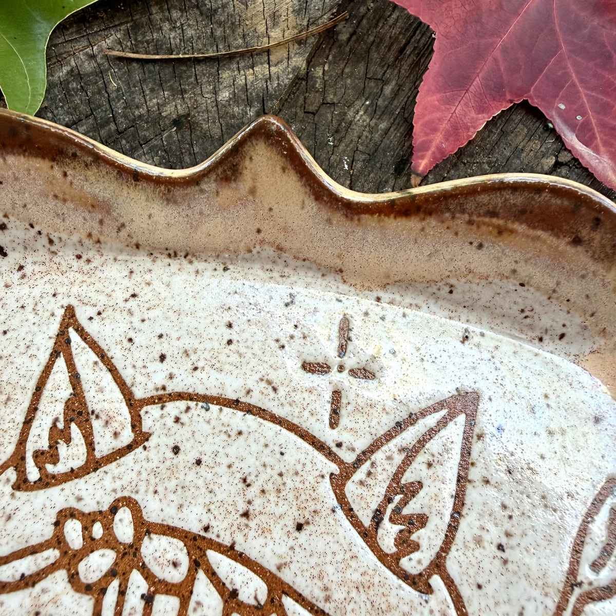 QBP x Bright Blue Tattoo Collab | Square Schoolchildren Trinket Dish