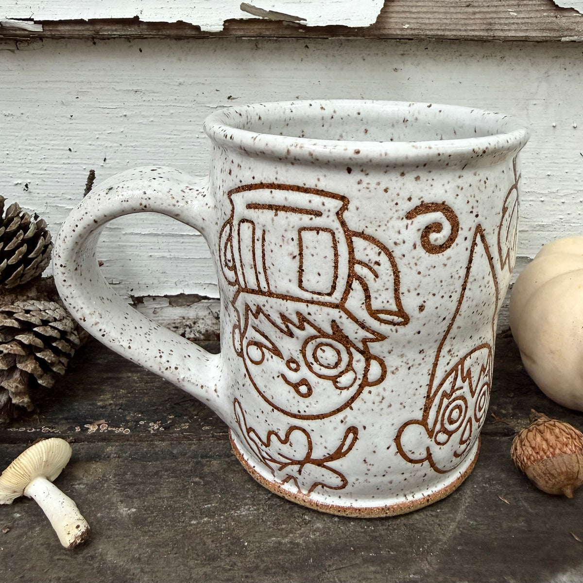 QBP x Bright Blue Tattoo Collab | Greg and Wirt Mug | DISCOUNTED