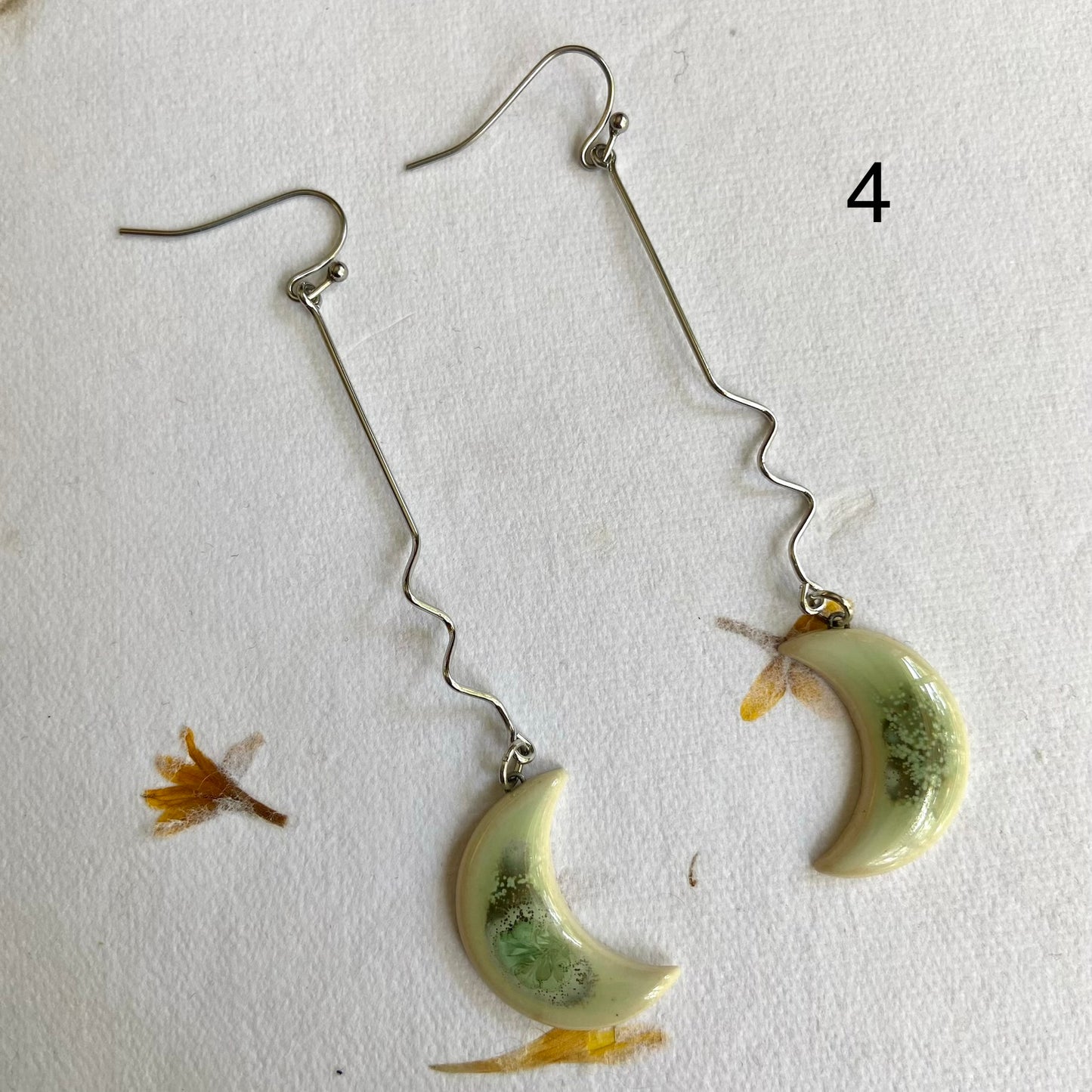 Moon Drop Earrings