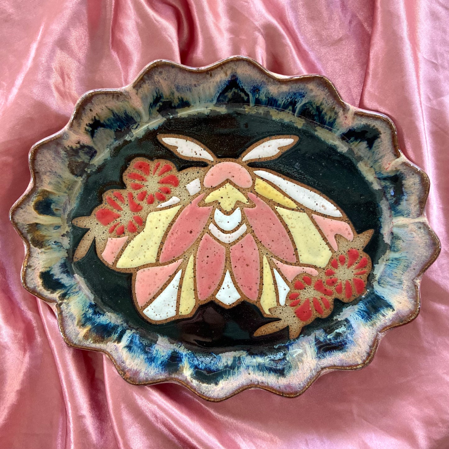 Large  Maple Moth Trinket Dish