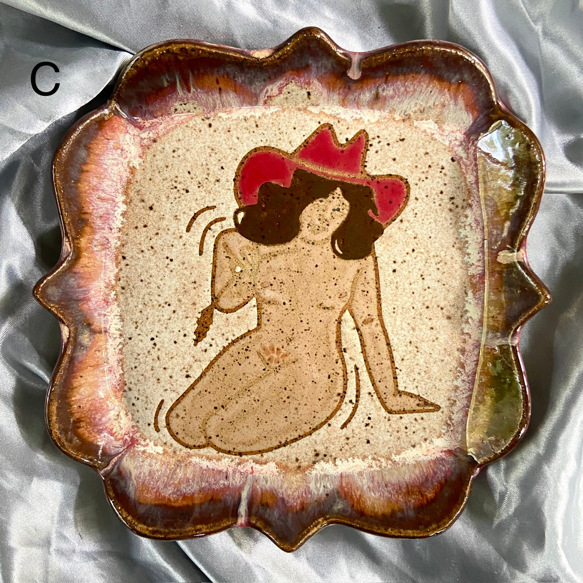 QBP x Rapid Eyes Collab | Medium Cowgirl Trinket Dishes