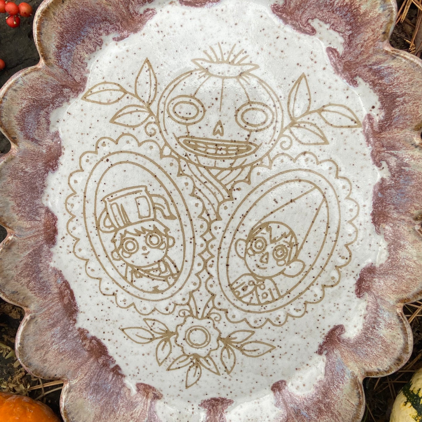 QBP x Bright Blue Tattoo Collab Serving Platter