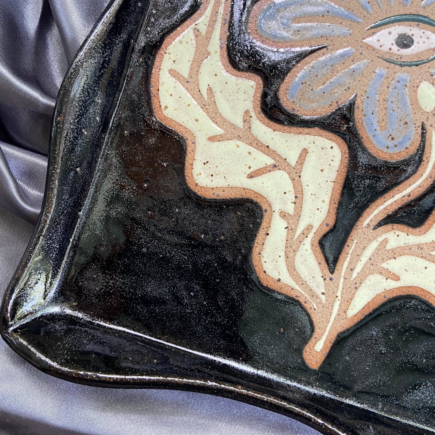 Large Flower Trinket Dish