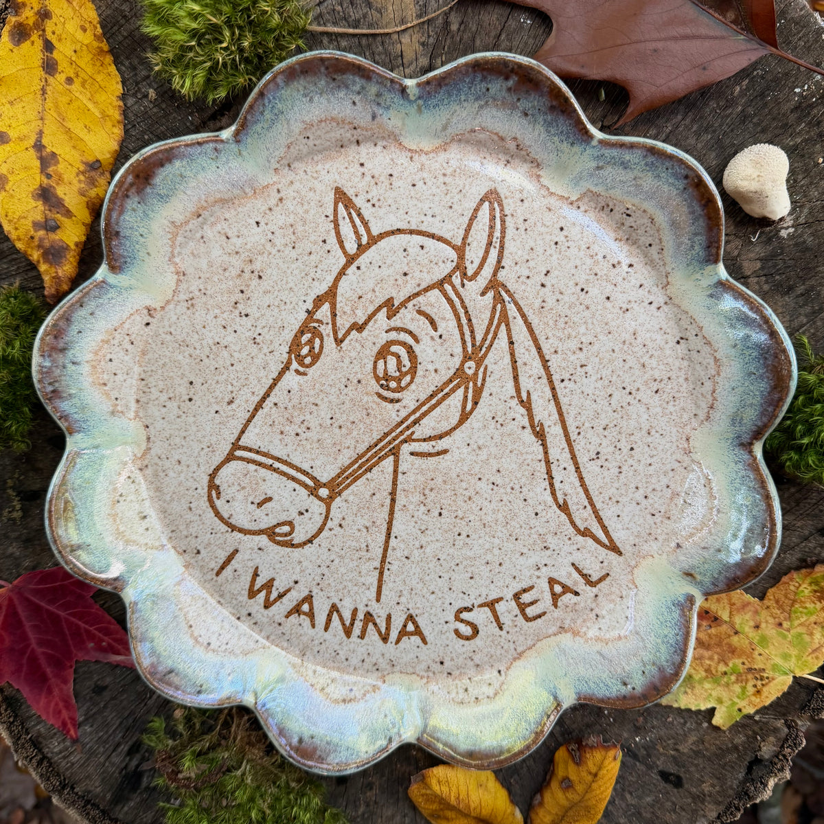 QBP x Bright Blue Tattoo Collab | I Wanna Steal Trinket Dish