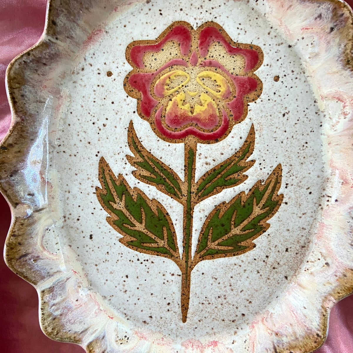 QBP x Hales Tattoos Collab | Large Pansy Trinket Dishes