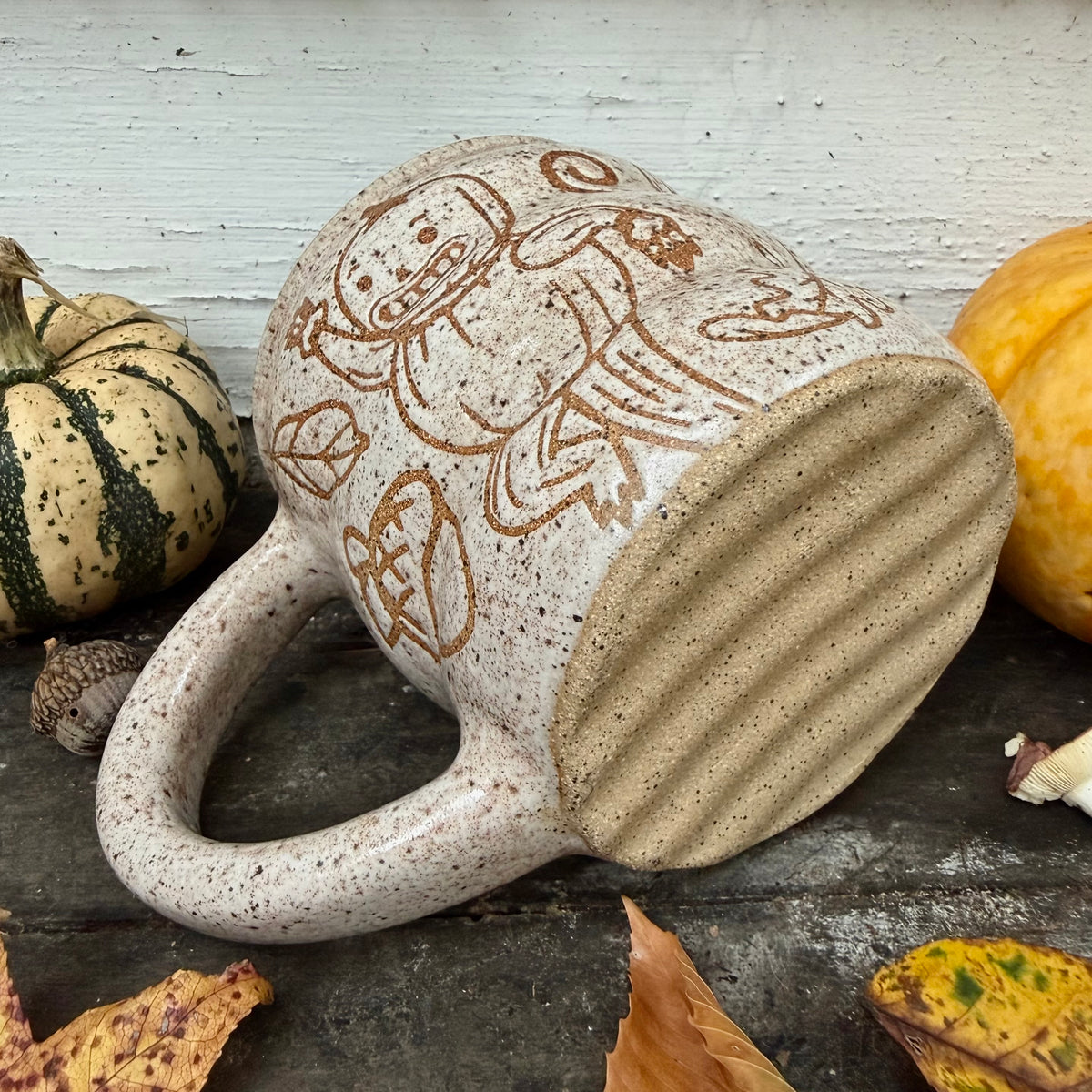 QBP x Bright Blue Tattoo Collab | Pottsfield Mug