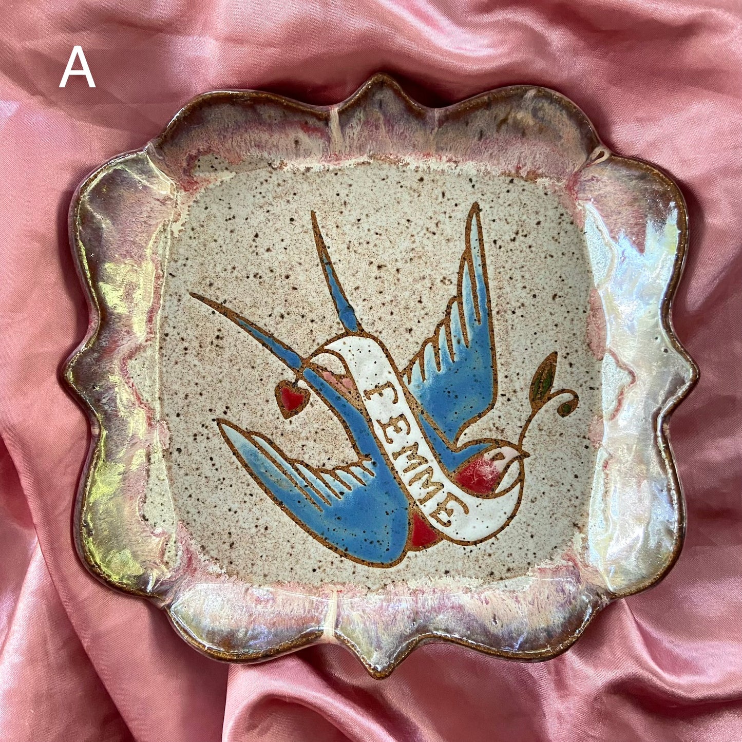 QBP x Hales Tattoos Collab | Medium Femme Trinket Dishes