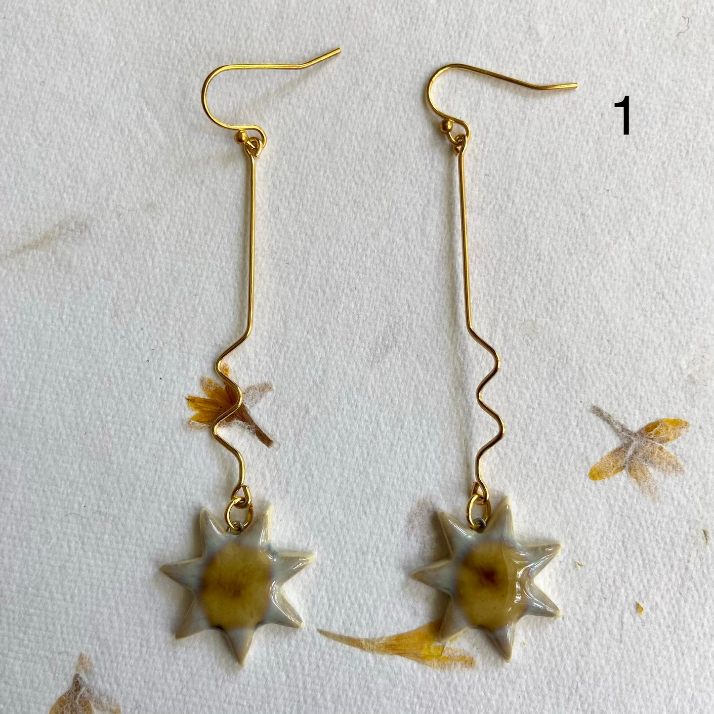 Star Drop Earrings
