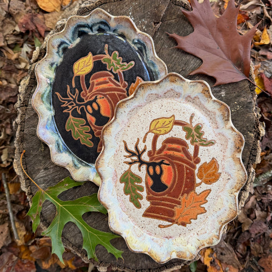 QBP x Bright Blue Tattoo Collab | The Beast's Lantern Trinket Dish