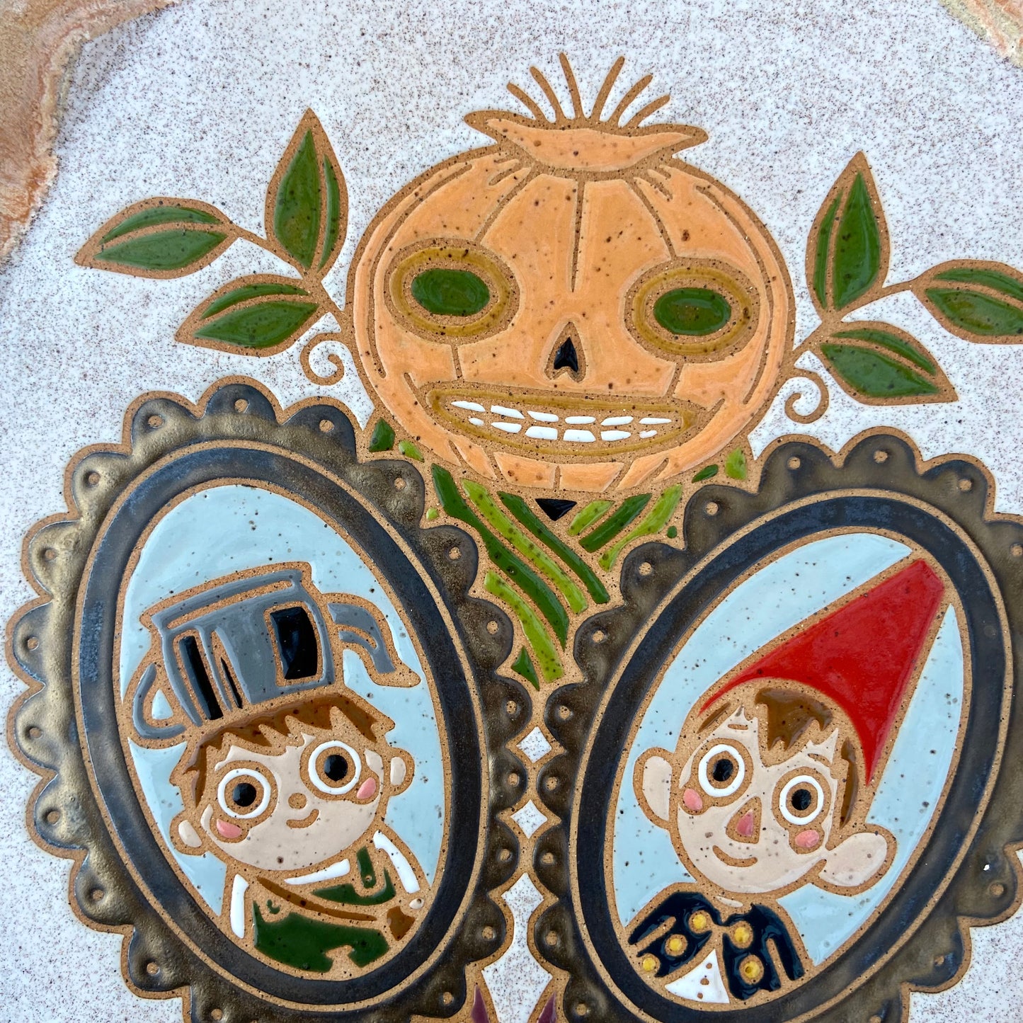 QBP x Bright Blue Tattoo Collab Serving Platter | heavily discounted