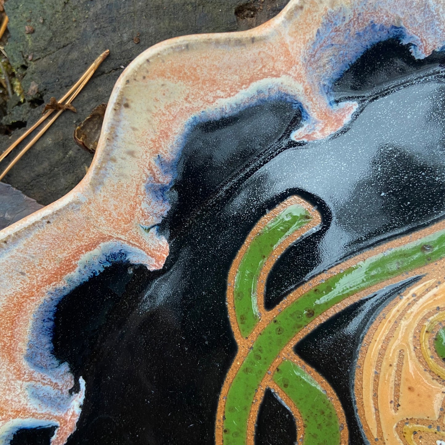 QBP x Bright Blue Tattoo Collab Serving Platter