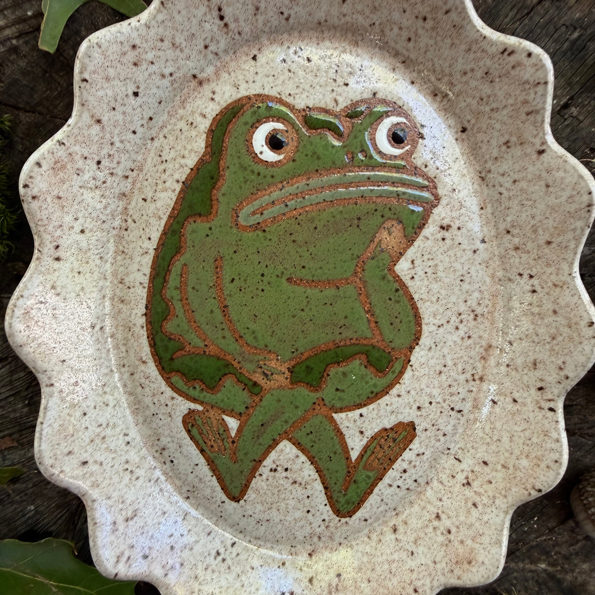QBP x Bright Blue Tattoo Collab | Oval Frog Trinket Dish
