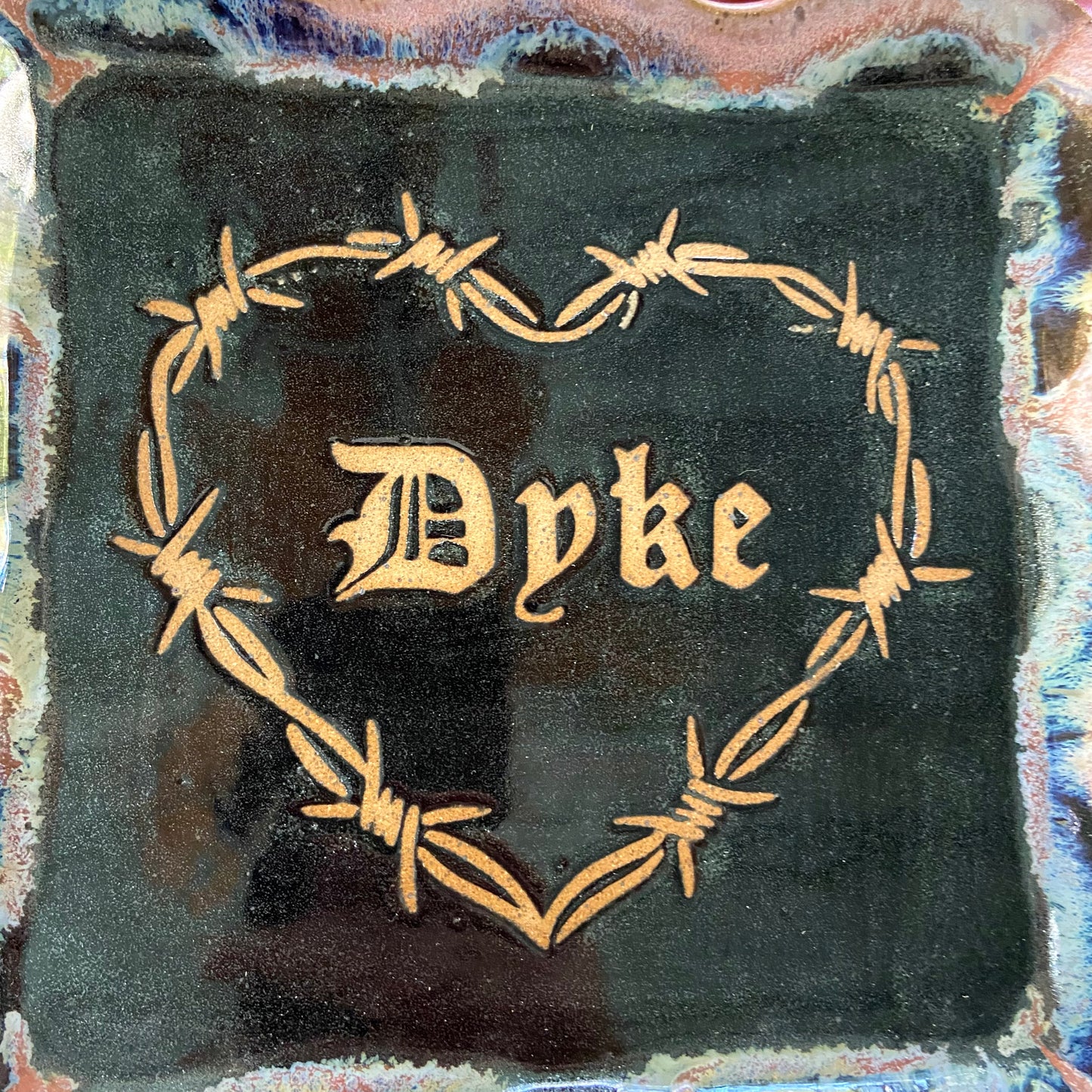 QBP x Hales Tattoos Collab | Medium Pride Titles Trinket Dishes