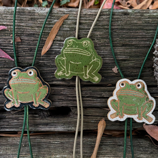 QBP x Bright Blue Tattoo Collab | Frog Bolo Tie