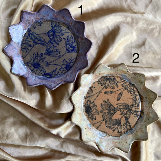 Small Floral Trinket Dishes