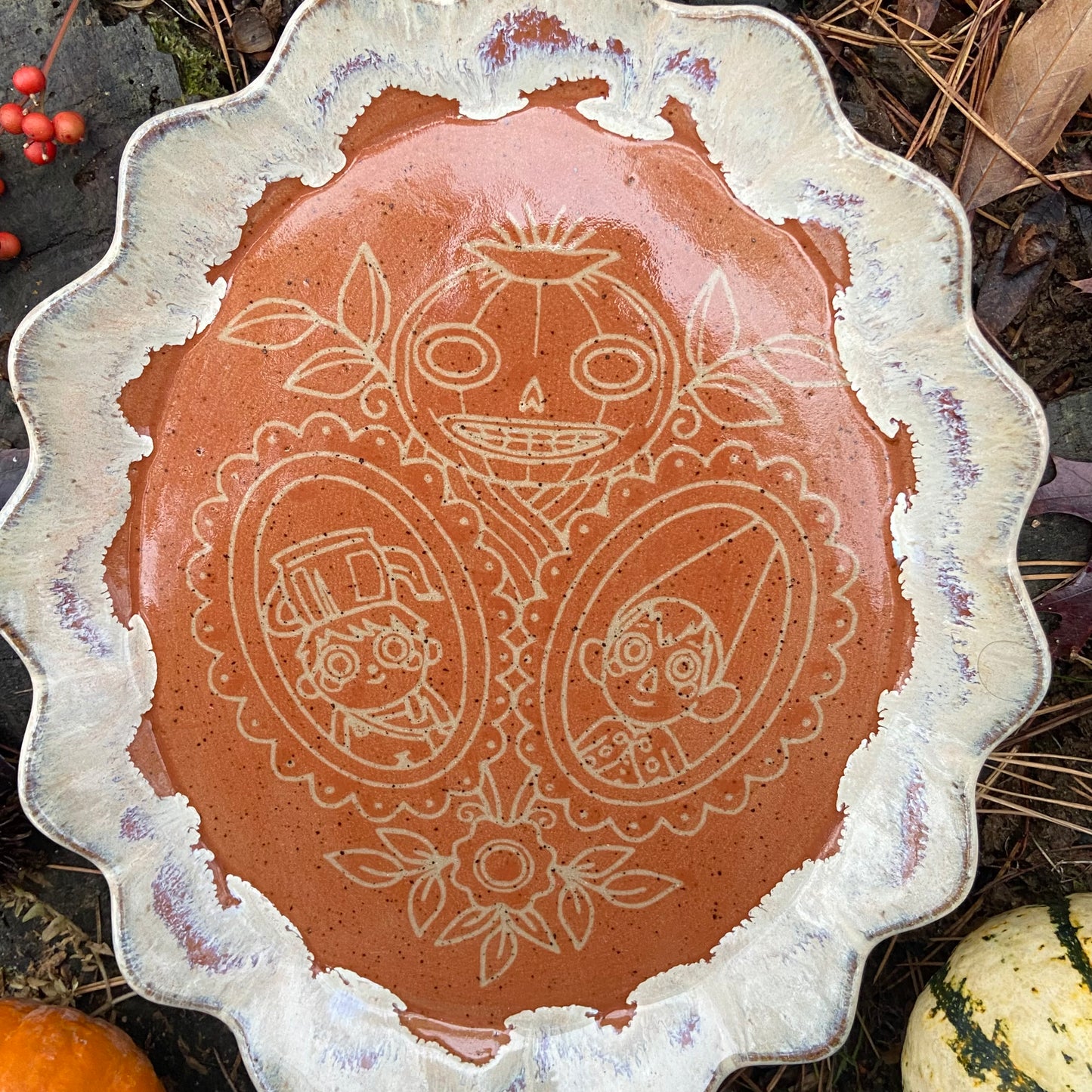 QBP x Bright Blue Tattoo Collab Serving Platter
