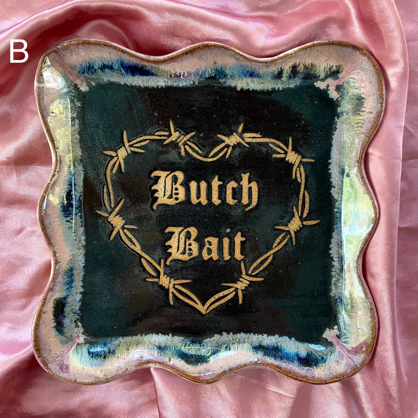 QBP x Hales Tattoos Collab | Medium Pride Titles Trinket Dishes