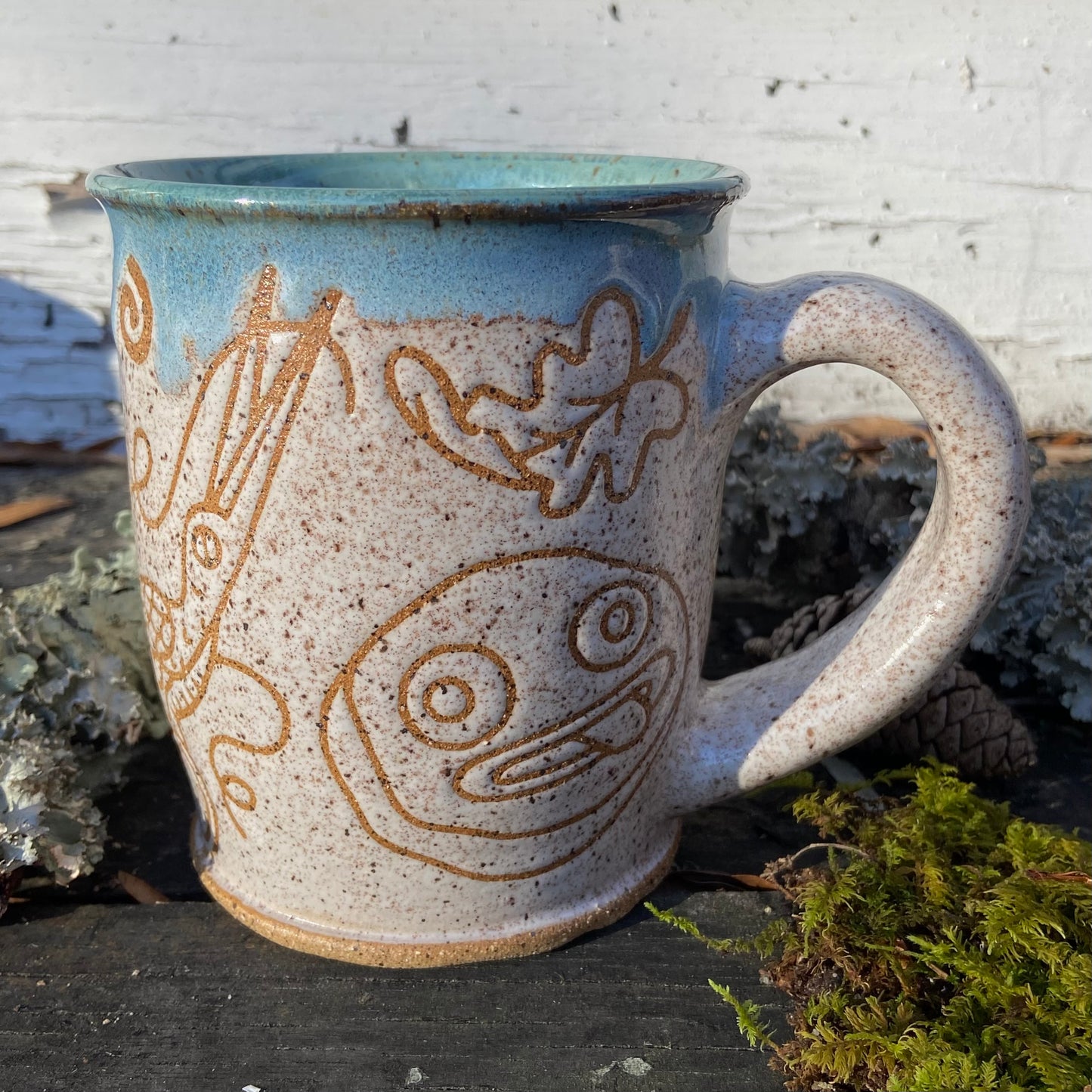 QBP x Bright Blue Tattoo Collab Mug
