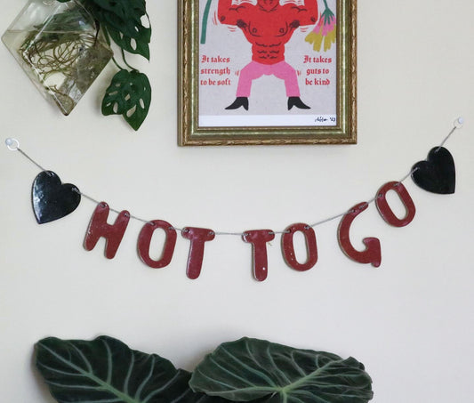 Hot to Go Letter Garland