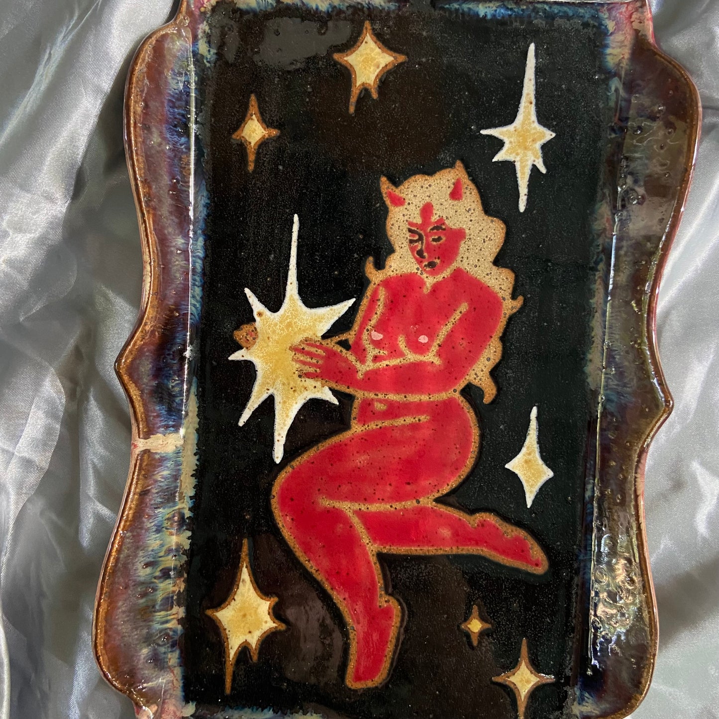 QBP x Rapid Eyes Collab | XL Demon Woman Trinket Dish