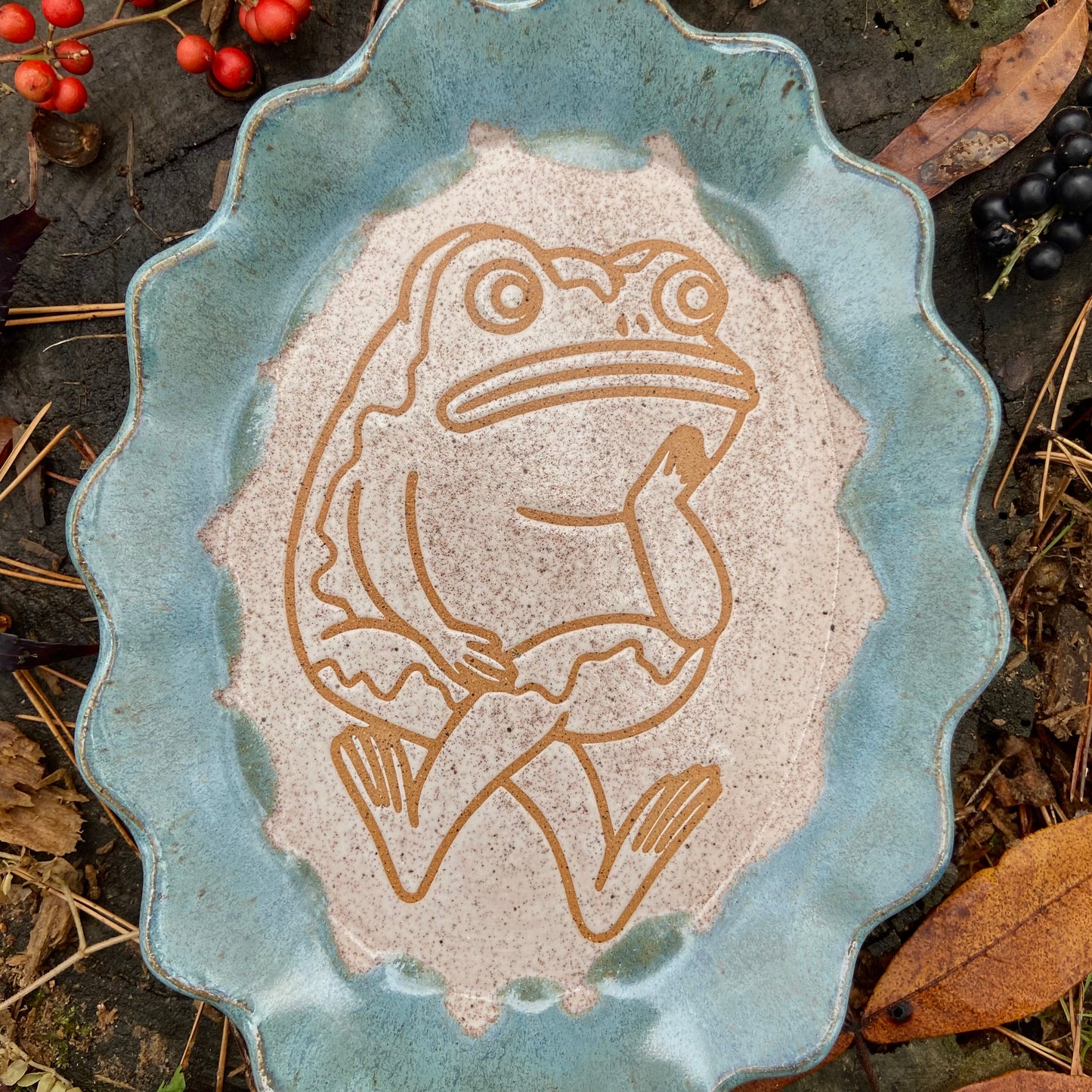 QBP x Bright Blue Tattoo Collab Trinket Dish | discounted