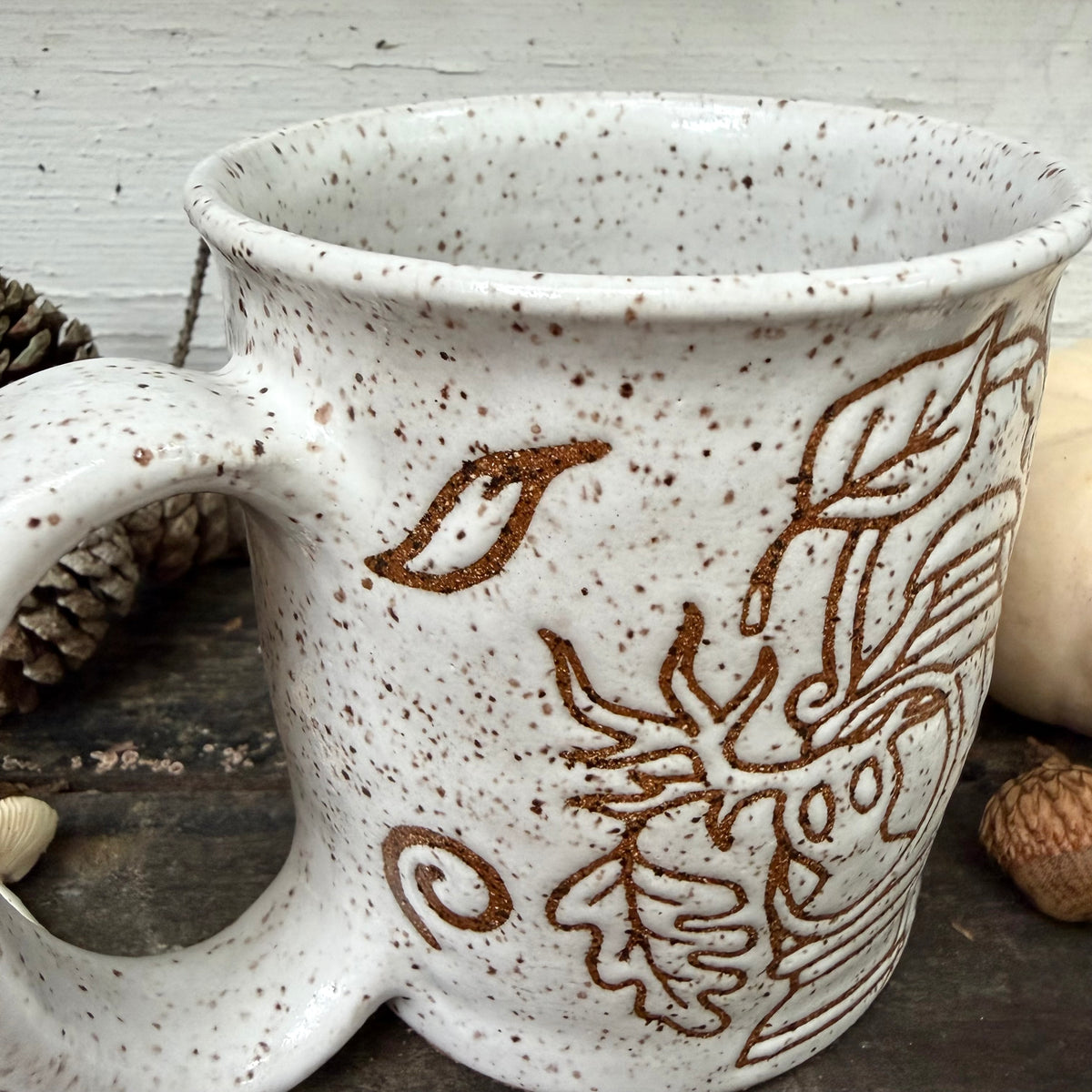 QBP x Bright Blue Tattoo Collab | The Beast's Lantern Mug
