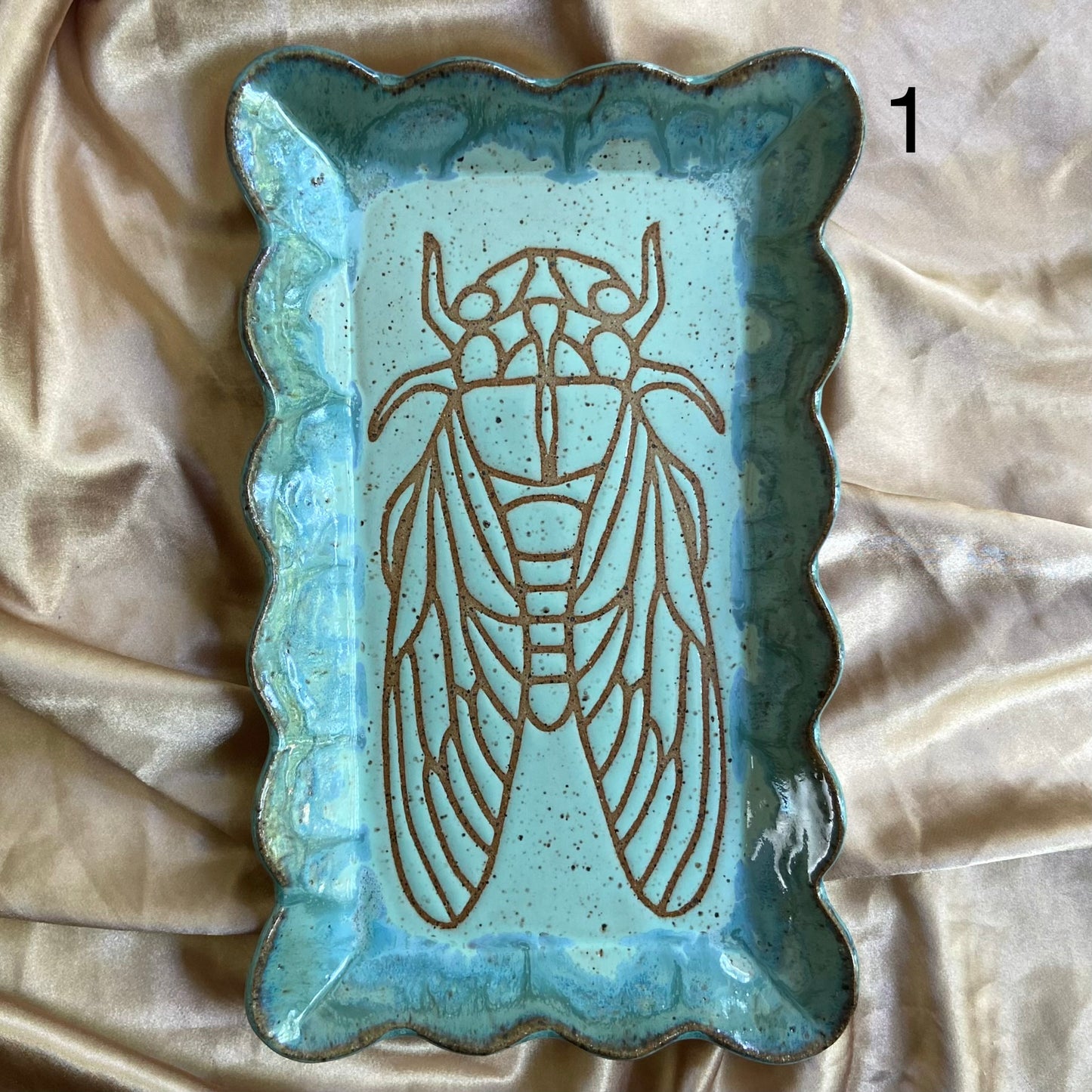 Large Cicada Trinket Dishes