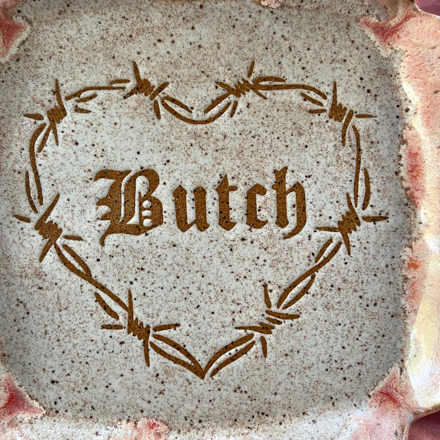 QBP x Hales Tattoos Collab | Medium Pride Titles Trinket Dishes