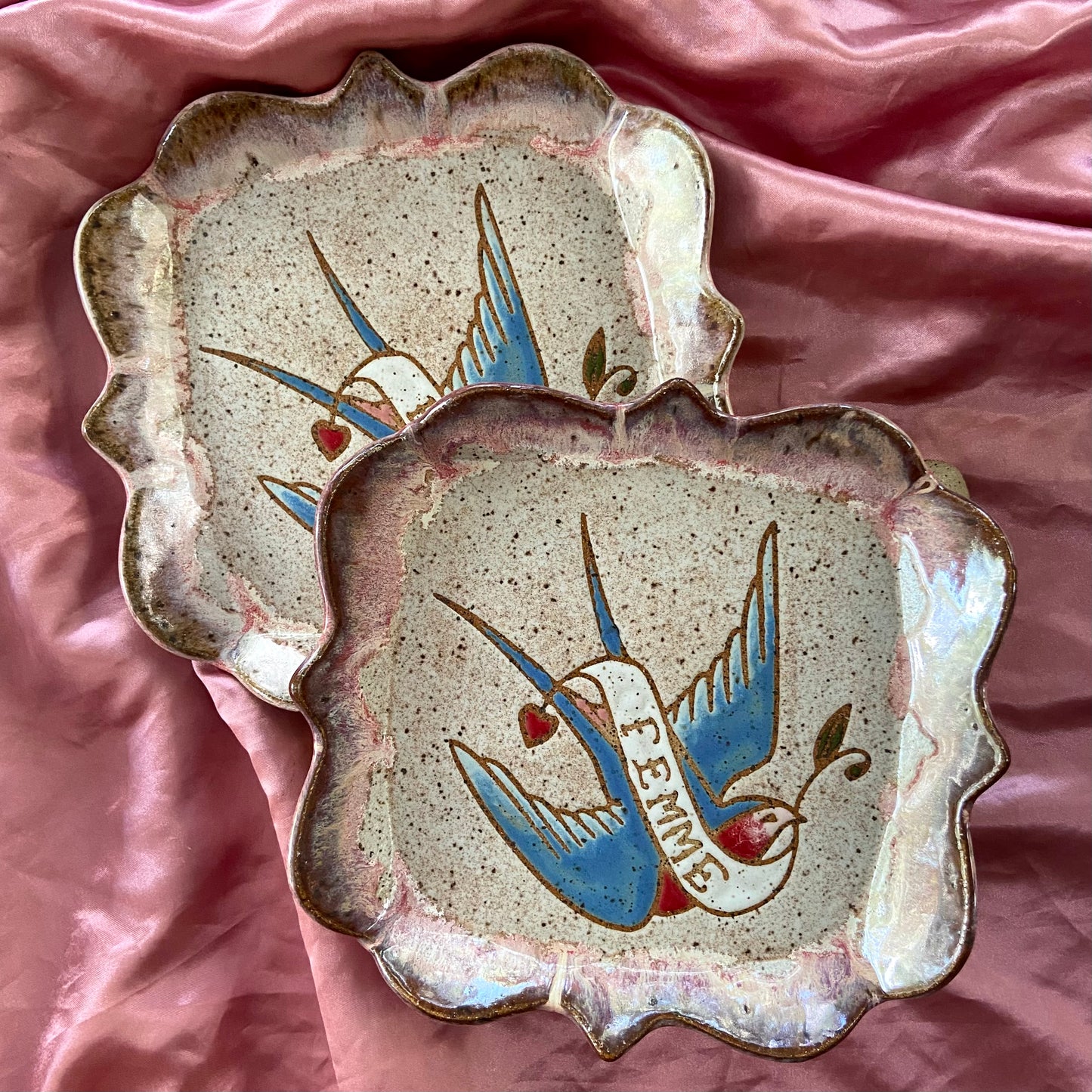 QBP x Hales Tattoos Collab | Medium Femme Trinket Dishes